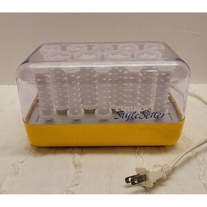 Clairol C-14 Vintage Style Setter Hairsetter Hot Rollers Tested Working No Clips